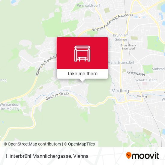 Hinterbrühl Mannlichergasse map