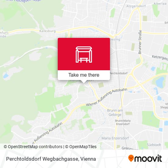Perchtoldsdorf Wegbachgasse map
