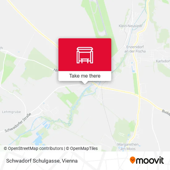 Schwadorf Schulgasse map