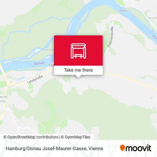 Hainburg / Donau Josef-Maurer-Gasse map