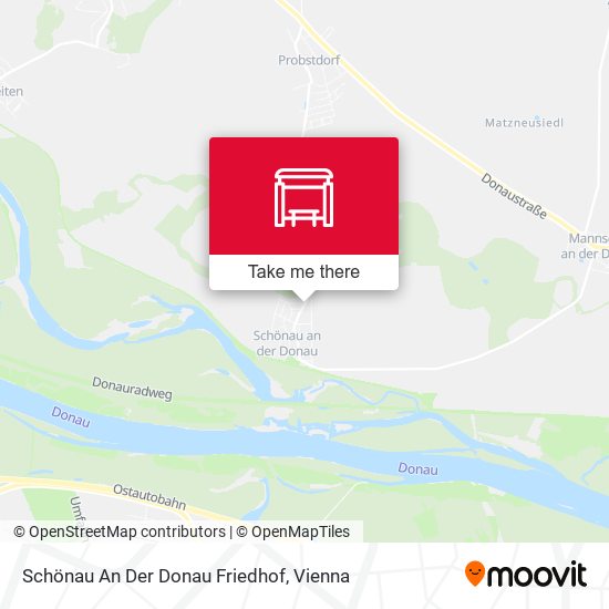 Schönau An Der Donau Friedhof map