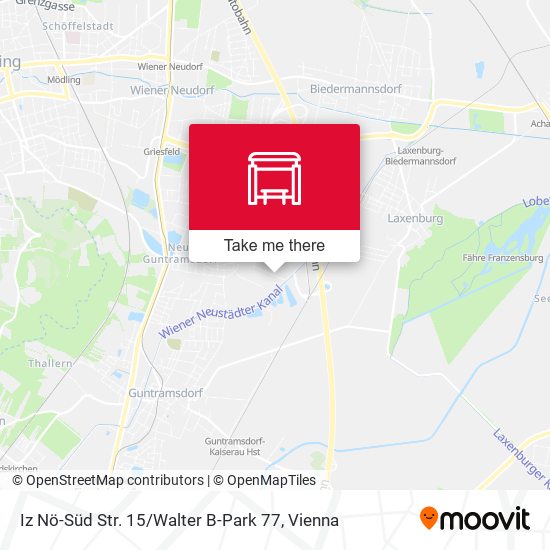 Iz Nö-Süd Str. 15 / Walter B-Park 77 map