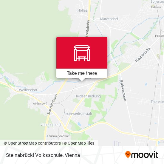 Steinabrückl Volksschule map