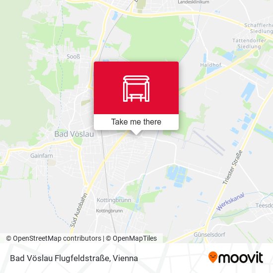 Bad Vöslau Flugfeldstraße map