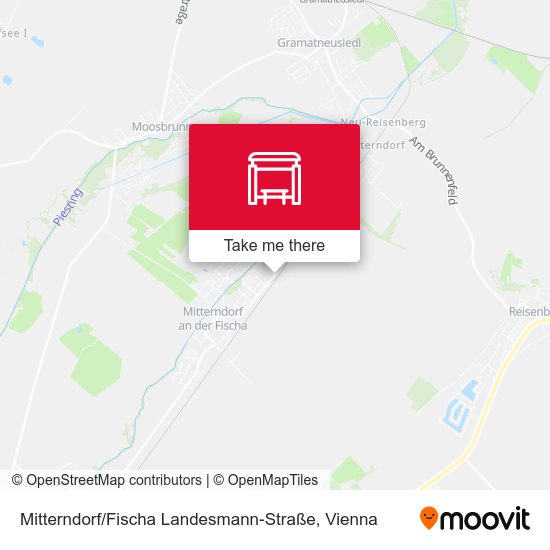 Mitterndorf / Fischa Landesmann-Straße map