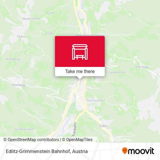 Edlitz-Grimmenstein Bahnhof map