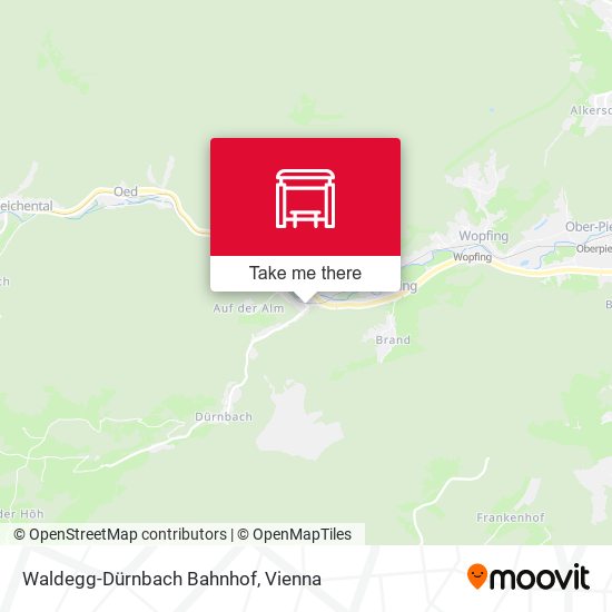 Waldegg-Dürnbach Bahnhof map