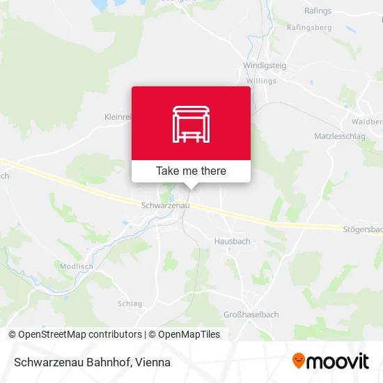 Schwarzenau Bahnhof map