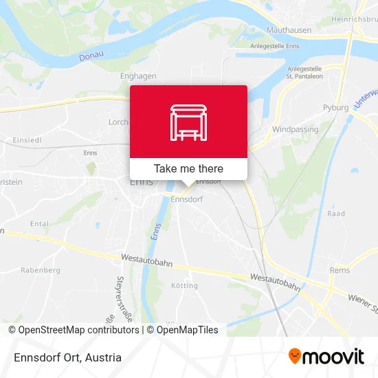 Ennsdorf Ort map