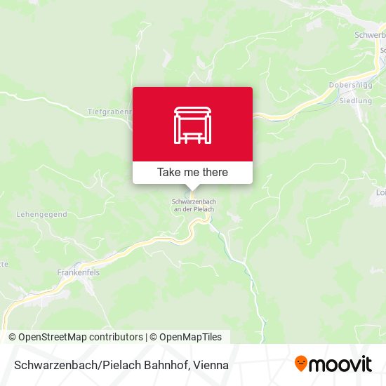 Schwarzenbach/Pielach Bahnhof map