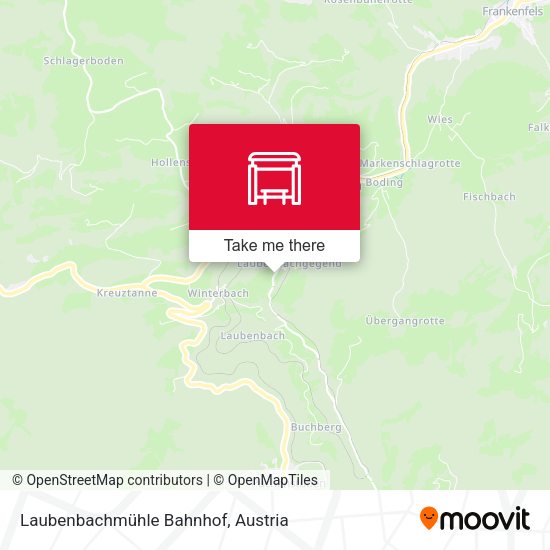 Laubenbachmühle Bahnhof map