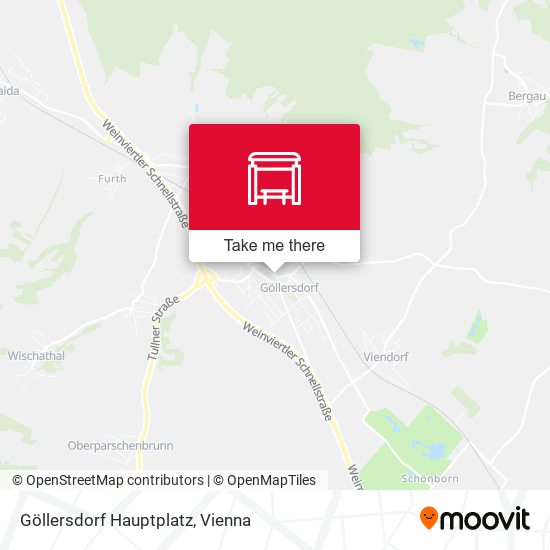 Göllersdorf Hauptplatz map