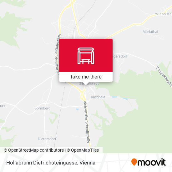 Hollabrunn Dietrichsteingasse map