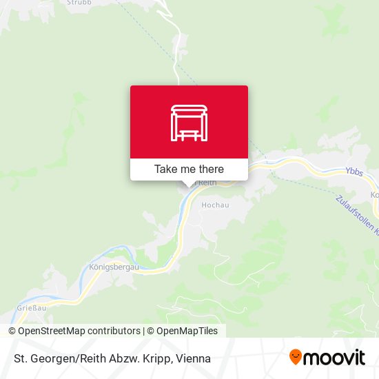 St. Georgen/Reith Abzw. Kripp map