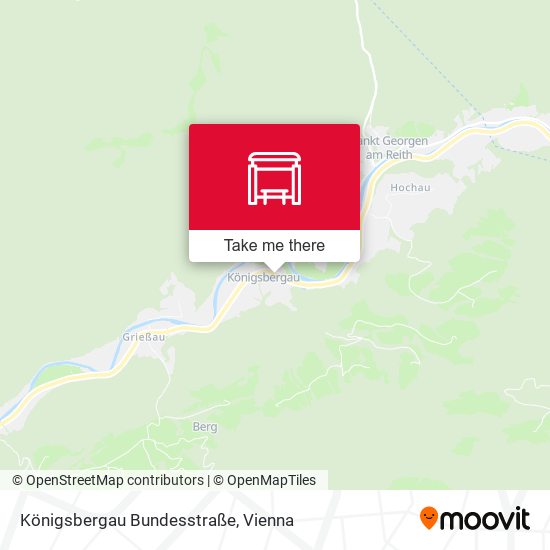 Königsbergau Bundesstraße map