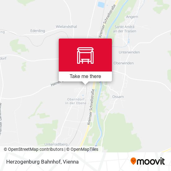 Herzogenburg Bahnhof map