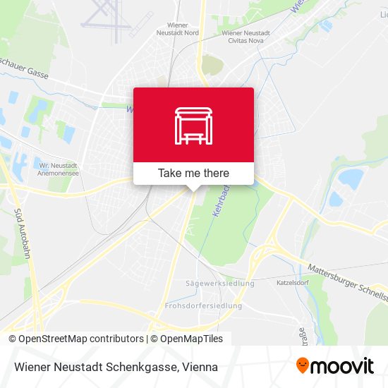 Wiener Neustadt Schenkgasse map