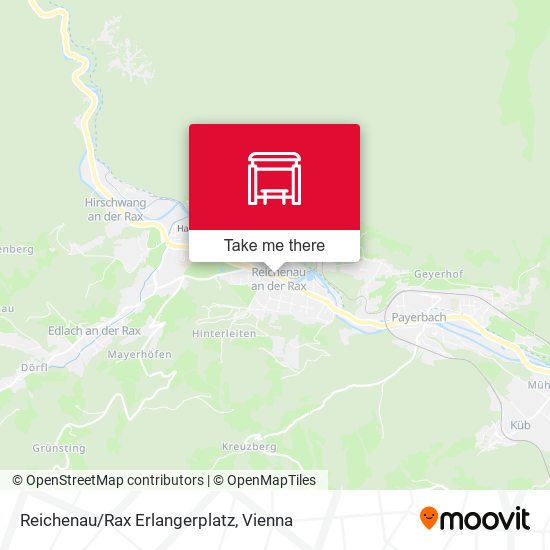 Reichenau/Rax Erlangerplatz map