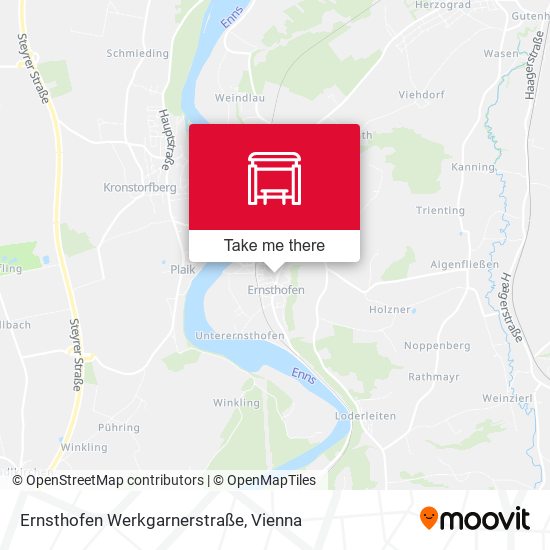 Ernsthofen Werkgarnerstraße map