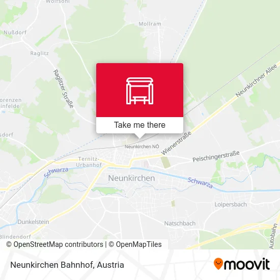 Neunkirchen Bahnhof map