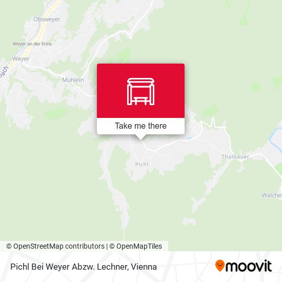 Pichl Bei Weyer Abzw. Lechner map