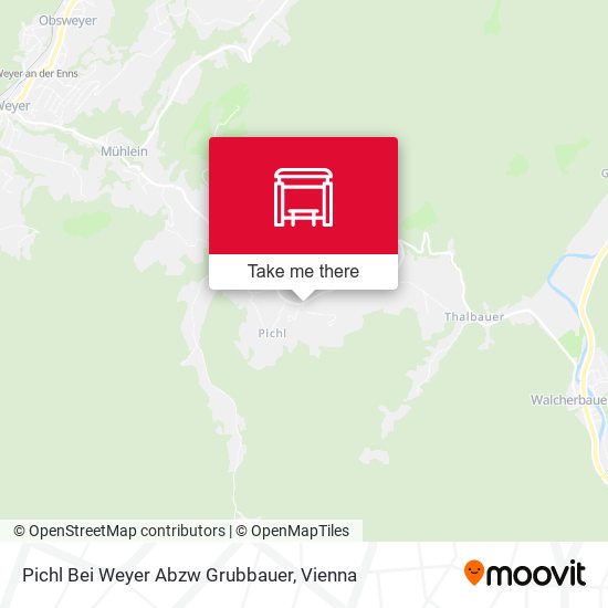Pichl Bei Weyer Abzw Grubbauer map