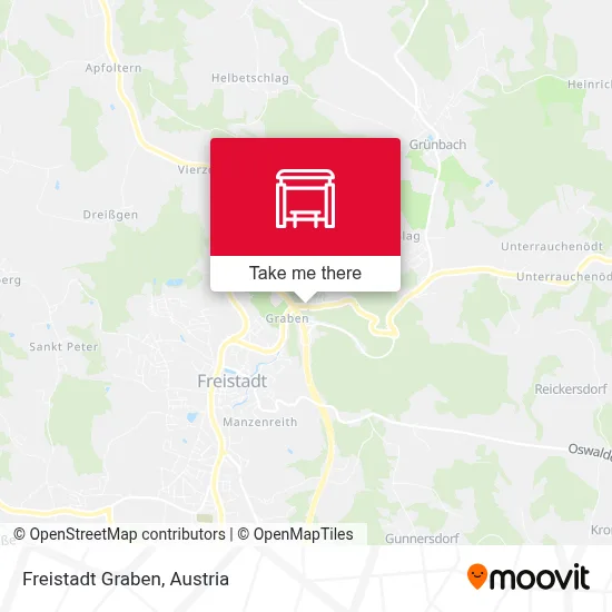 Freistadt Graben map