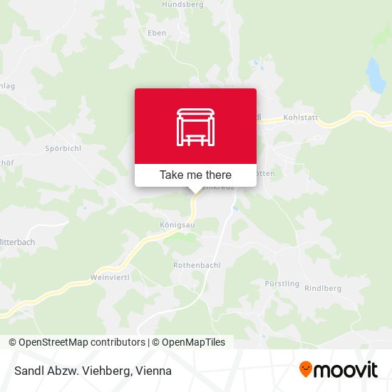 Sandl Abzw. Viehberg map