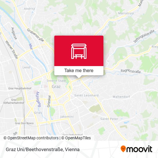 Graz Uni/Beethovenstraße map