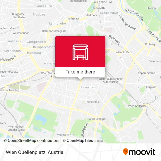 Wien Quellenplatz map