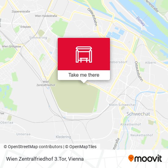 Wien Zentralfriedhof 3.Tor map