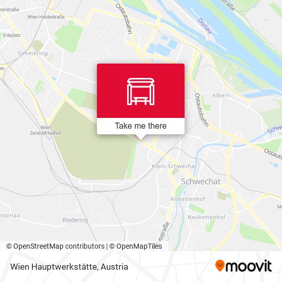 Wien Hauptwerkstätte map