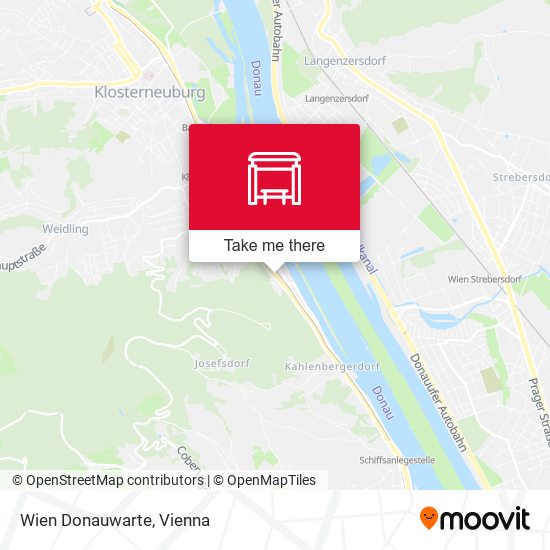 Wien Donauwarte map