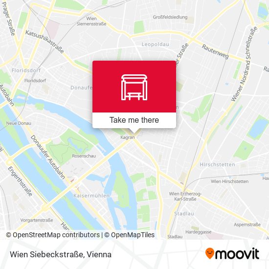 Wien Siebeckstraße map
