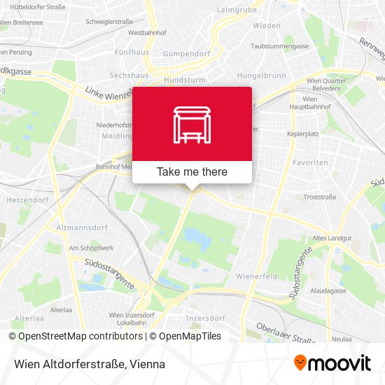 Wien Altdorferstraße map