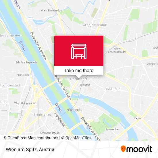Wien am Spitz map