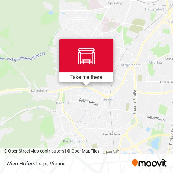 Wien Hoferstiege map