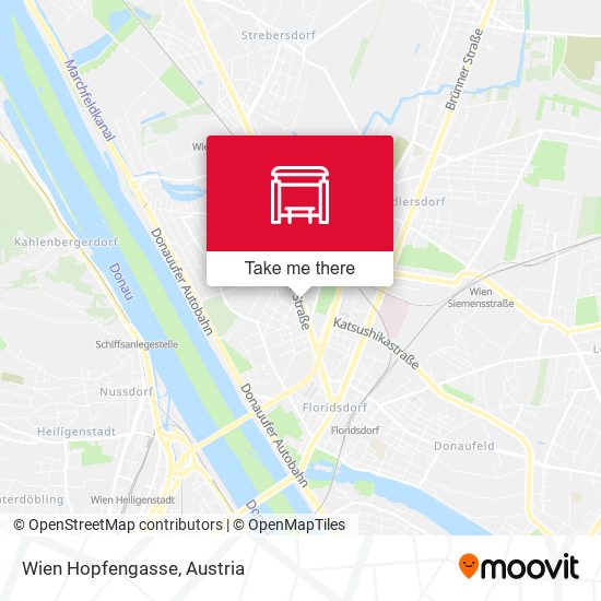 Wien Hopfengasse map