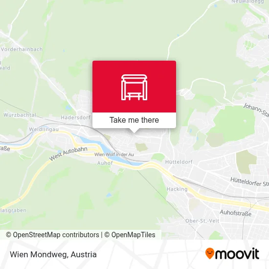 Wien Mondweg map
