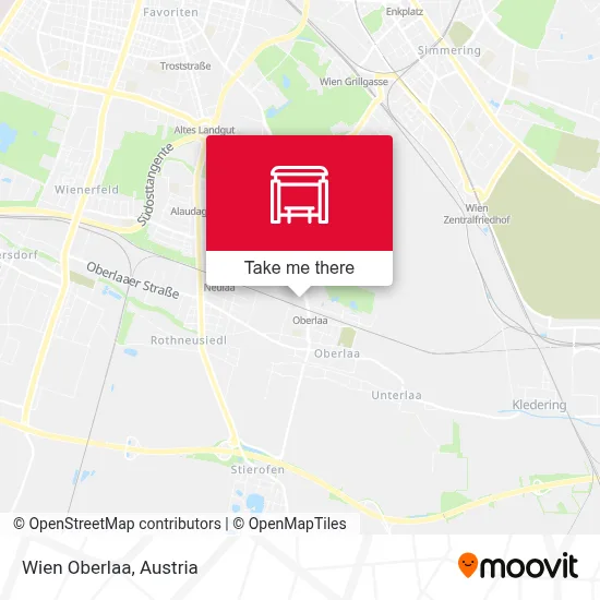 Wien Oberlaa map