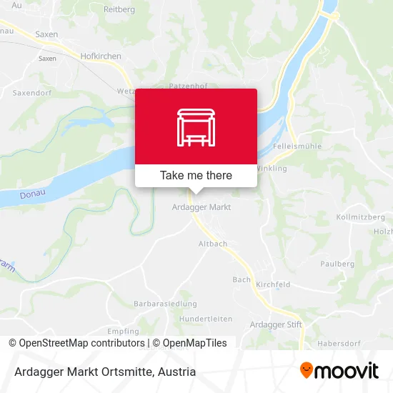 Ardagger Markt Ortsmitte map