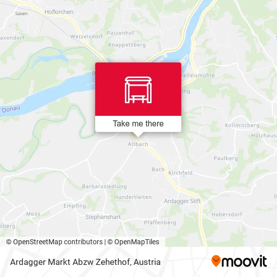 Ardagger Markt Abzw Zehethof map