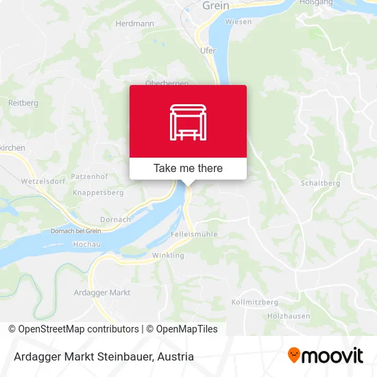 Ardagger Markt Steinbauer map