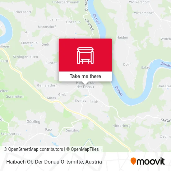 Haibach Ob Der Donau Ortsmitte map