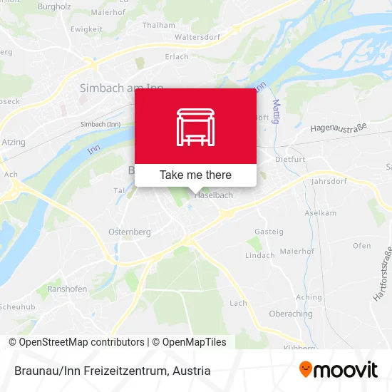 Braunau/Inn Freizeitzentrum map