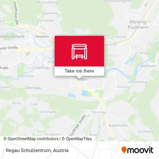 Regau Schulzentrum map