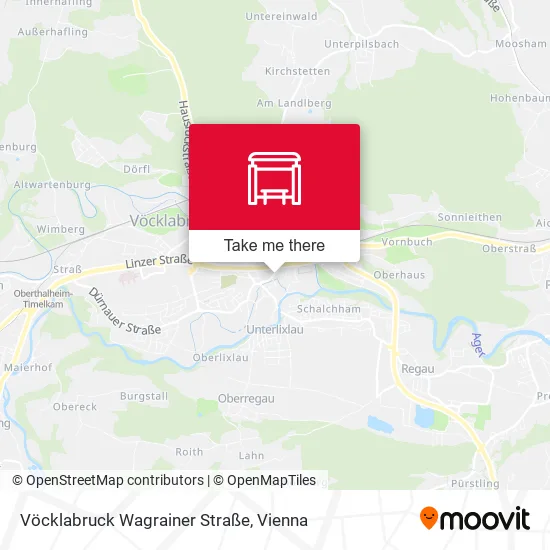 Vöcklabruck Wagrainer Straße map