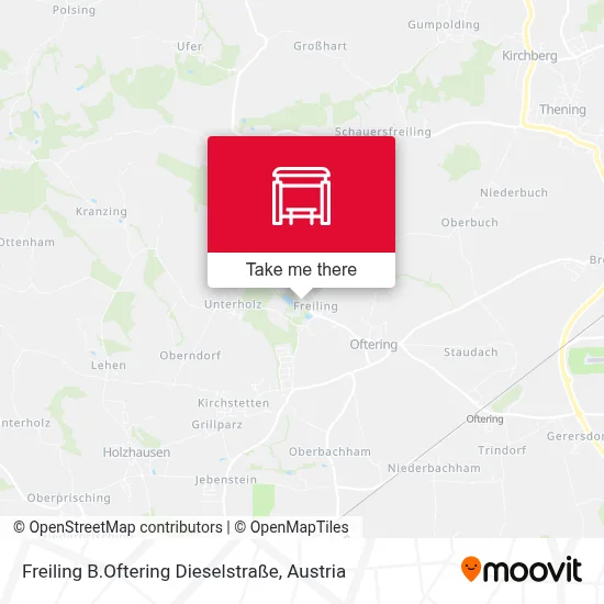 Freiling B.Oftering Dieselstraße map