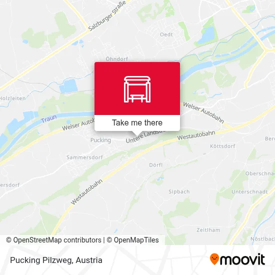 Pucking Pilzweg map