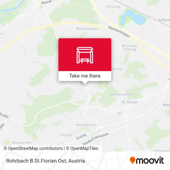 Rohrbach B.St.Florian Ost map